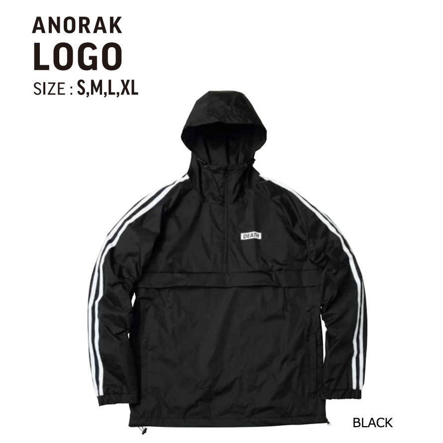 デスレーベル　スノボスキーウェア　パーカー　バックロゴ　オーバーサイズ　L 即出荷 22-23 DEATHLABEL/デスレーベル ANORAK LOGO メンズ レディース