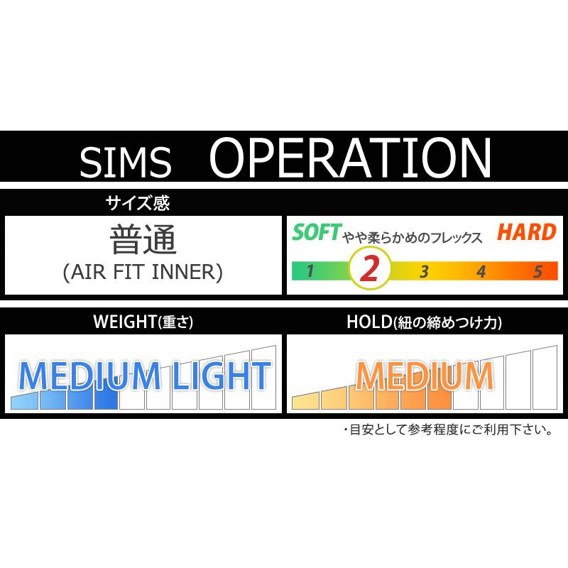 SIMS 23-24 SIMS/シムス OPERATION オペレーション ボア メンズ
