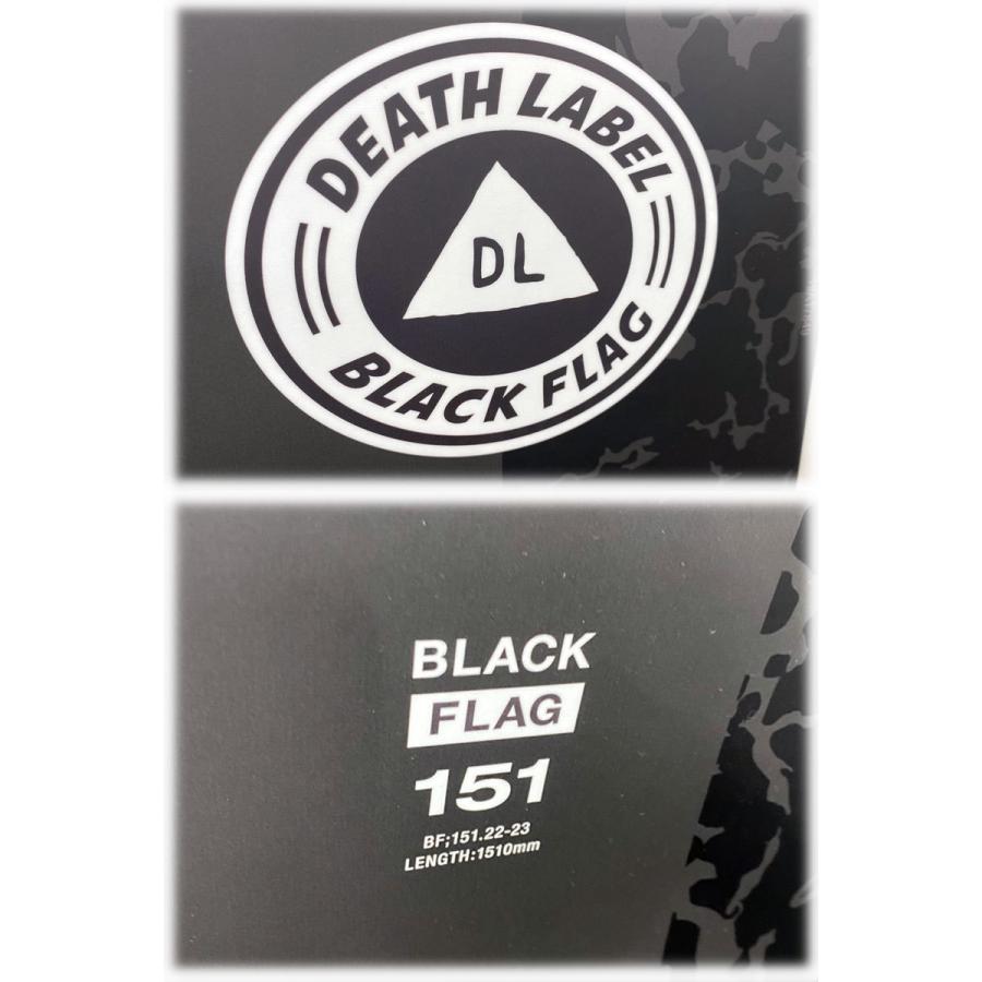 22-23 DEATH LABEL/デスレーベル BLACK FLAG ブラックフラッグ メンズ レディース スノーボード グラトリ ジブ 板 2023｜breakout｜06
