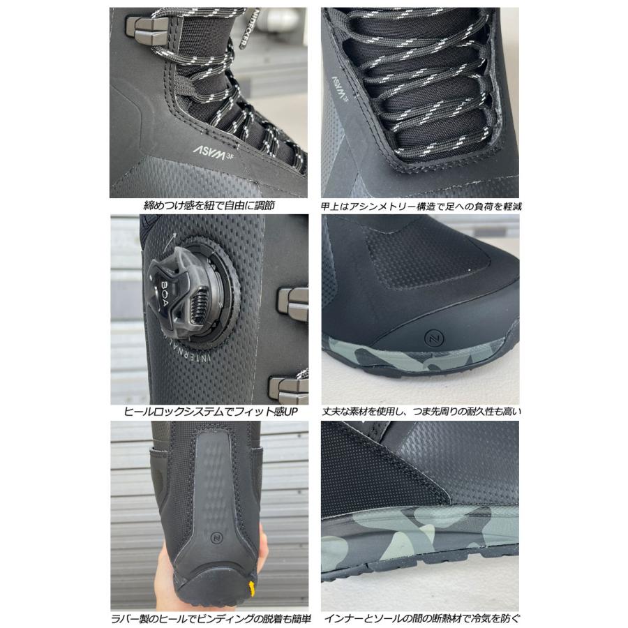 25-26 NIDECKER/ナイデッカー KITA HYBRID キタ メンズ レディース ハイブリッドボア ブーツ スノーボード 2026_8