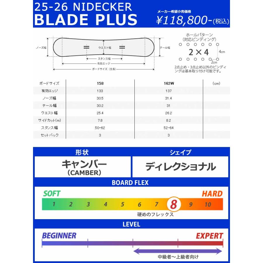 NIDECKER（ナイデッカー） 25-26 NIDECKER/ナイデッカー BLADE PLUS