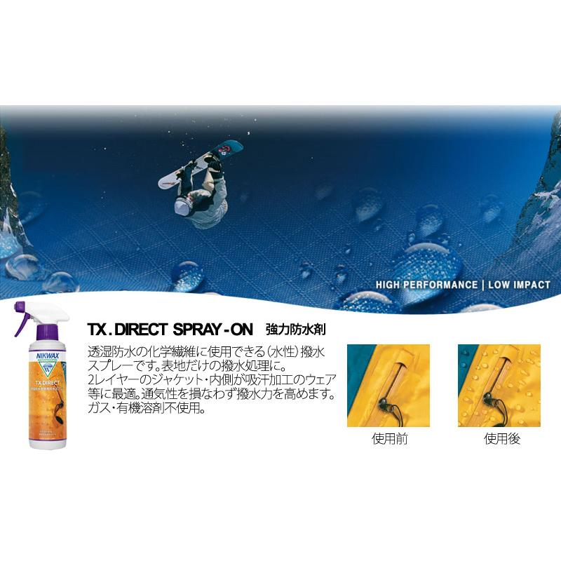即出荷 NIKWAX / ニクワックス TX.DIRECT SPRAY ON ダイレクト