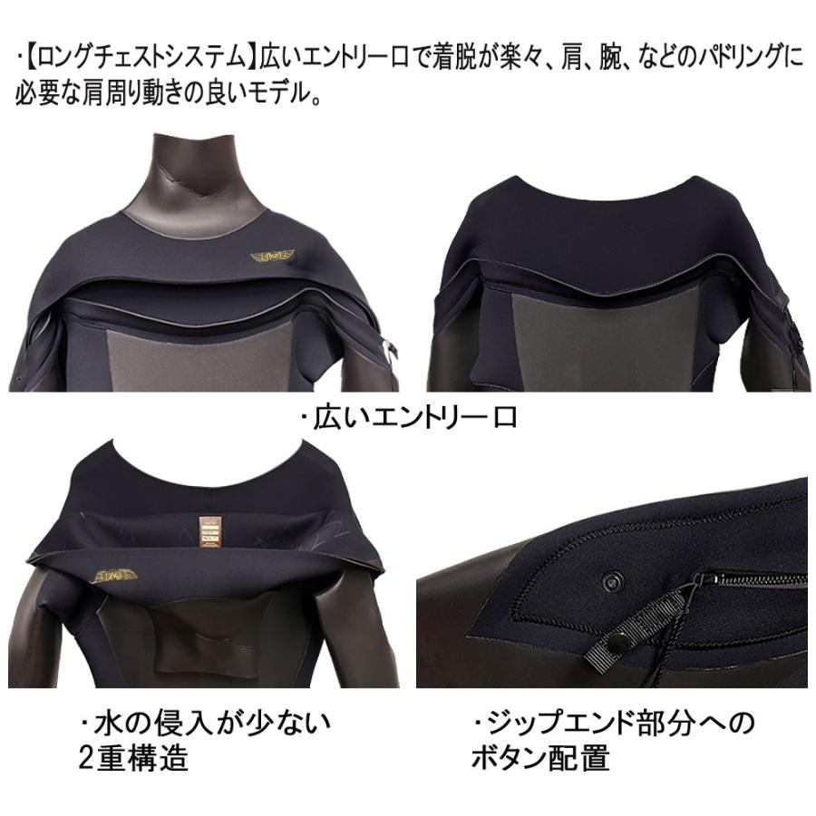 24-25 RASH BZ-5 LONG CHEST ZIP TYPE BLACK EDITION / ラッシュ