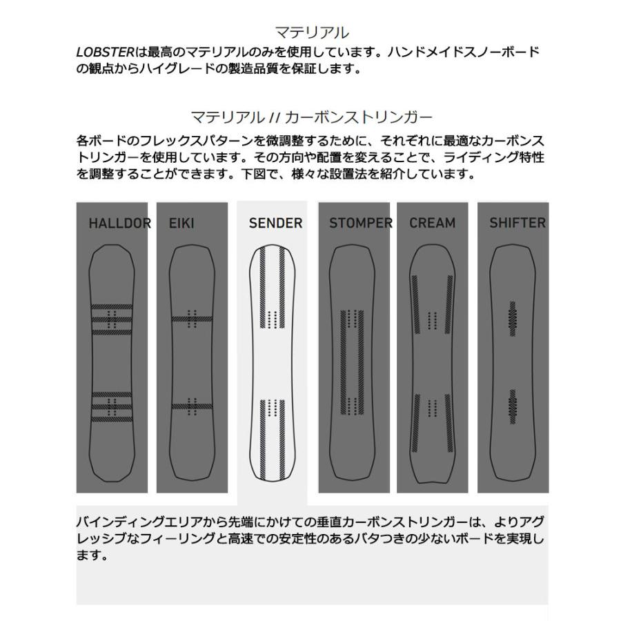 20-21 LOBSTER/ ロブスター SENDER センダー メンズ スノーボード 板