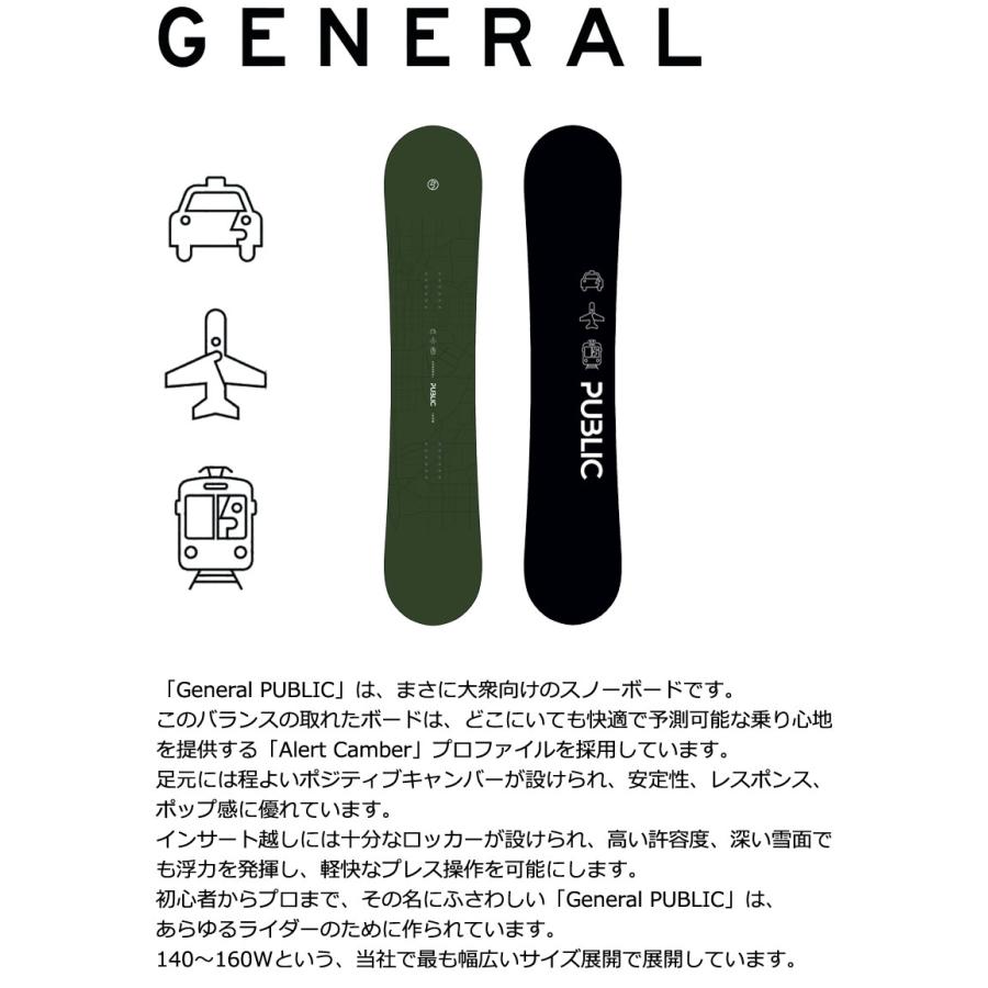 25-26 PUBLIC/パブリック GENERAL ジェネラル メンズ レディース スノーボード ジブ グラトリ 板 2026 予約商品 |  | 01