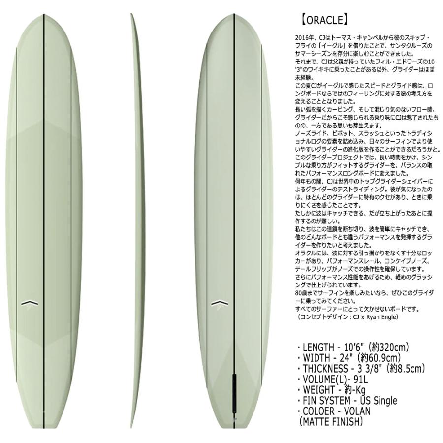 予約商品 2026 THUNDERBOLT CJ NELSON ORACLE 10'6 XEONFIBER/サンダー