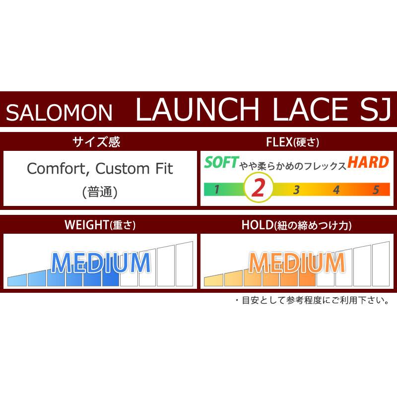 22-23 SALOMON / サロモン LAUNCH LACE SJ ローント レース ボア メンズ レディース ブーツ スノーボード 2022 予約商品|BREAKOUT|09