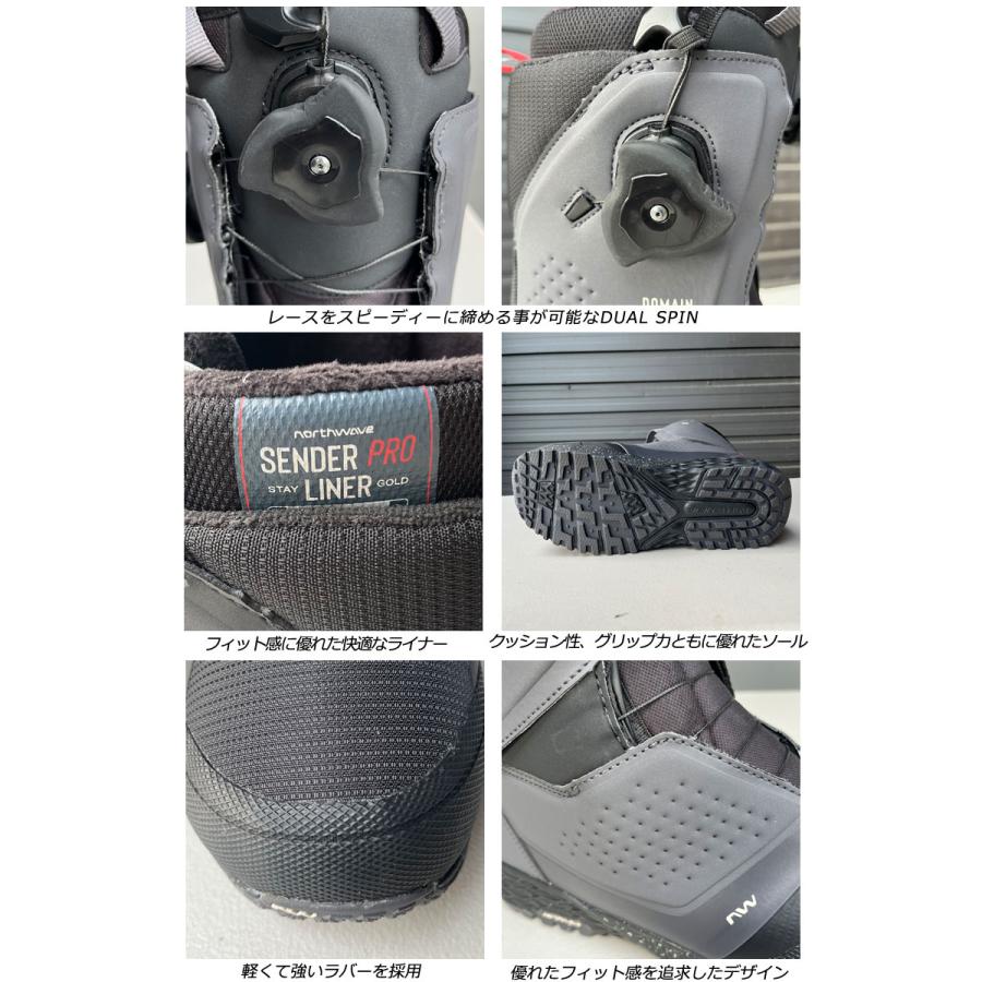 25-26 NORTHWAVE/ノースウェーブ DOMAIN 2 SPIN ドメインツースピン メンズ レディース ブーツ スノーボード 2026 | NORTHWAVE | 11