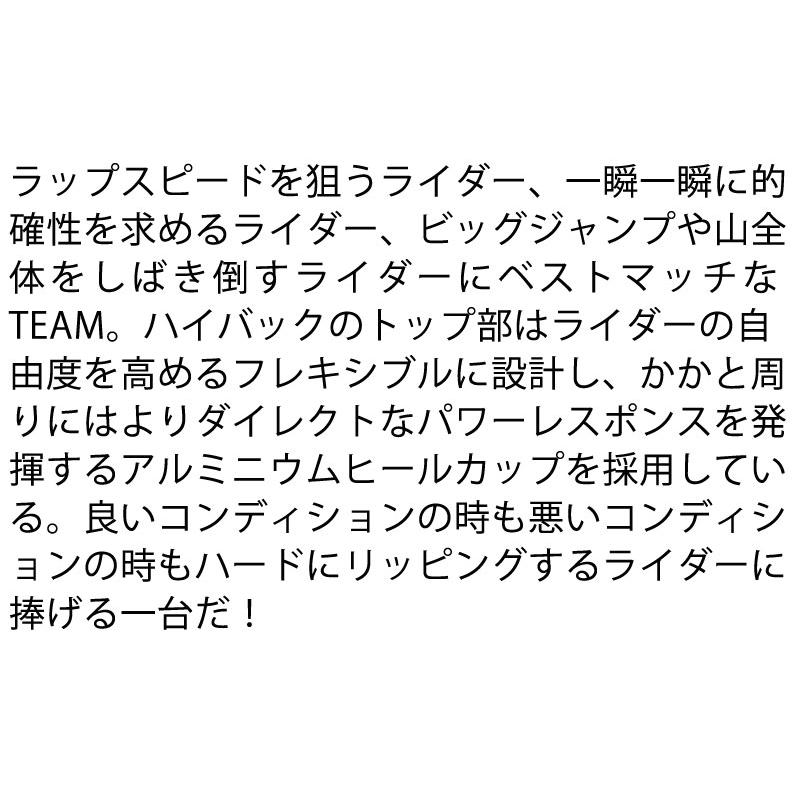 25-26 SP BINDING/エスピーバインディング TEAM チーム メンズ レディース ビンディング バインディング リアエントリー スノーボード 2026 |  | 02