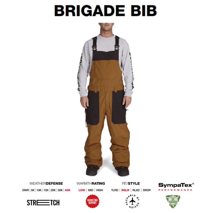 21-22 DC/ディーシー BRIGADE BIB pants ブリゲード SYMPATEX
