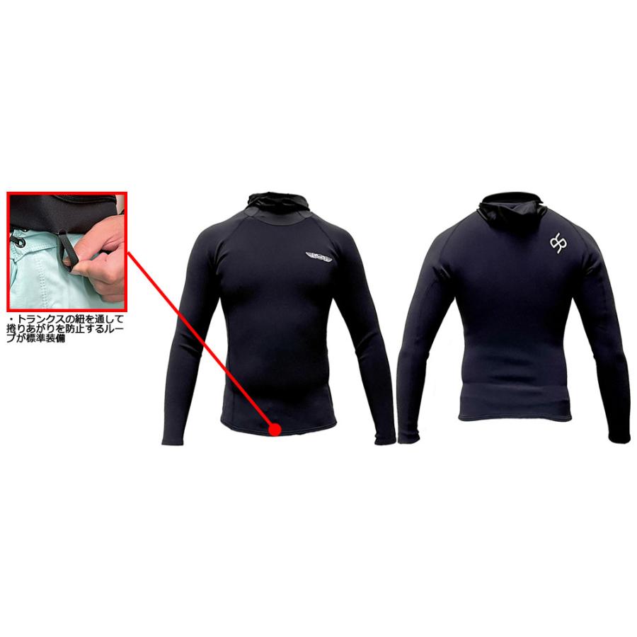 2025 RASH 1mm HOODIE TOPPER / ラッシュ フード付きタッパ