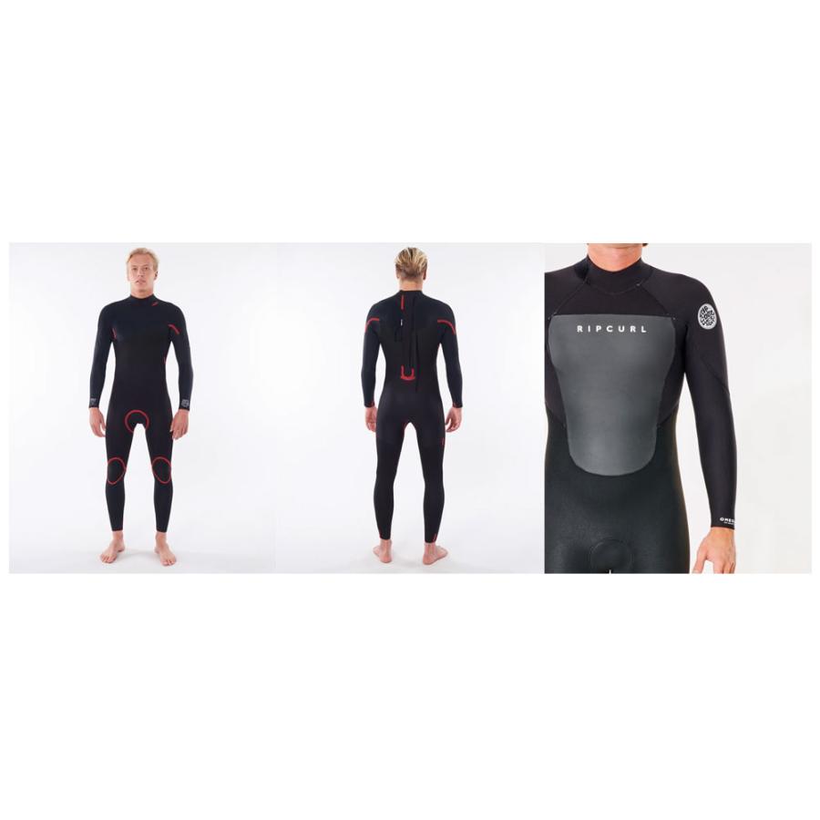 美品　RIP CURL OMEGA ジャーフル Rip Curl Men's 43mm Omega Back Zip Steamer Fullsuit Wetsuit at