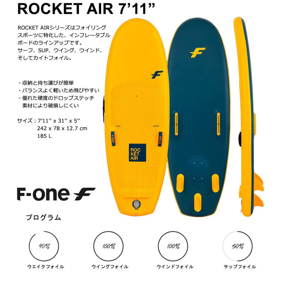 ＦーＯＮＥ　SUP 711 ROCKET Air 7'11 - F-ONE