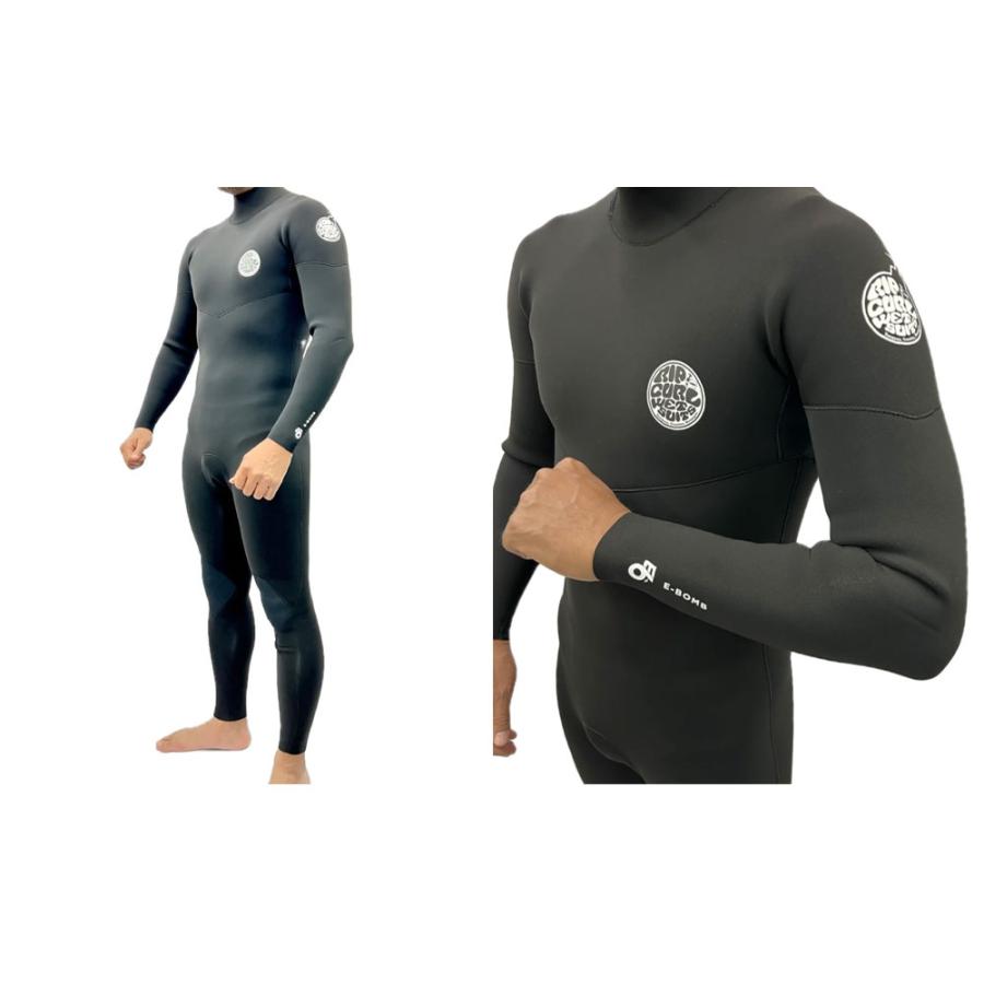 2024 RIPCURL E-BOMB E6 BACKZIP FULLSUIT/リップカール バックジップ フルスーツ 3×3 O30-003 ウェットスーツ サーフィン ジャージ 春秋用 数量限定 |  | 04