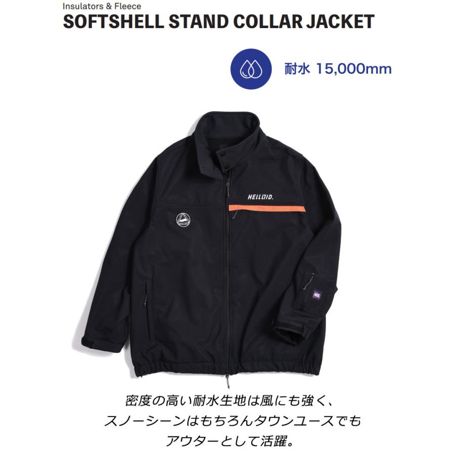 撥水　ソフトシェル　HIGH NECK スノーボード　ウエアー　HELL BE 撥水 ソフトシェル HIGH NECK スノーボード ウエアー HELL BE