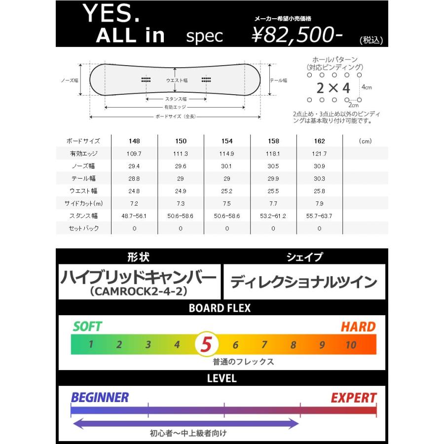 23-24 YES / イエス ALL in オールイン メンズ レディース