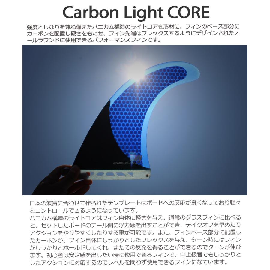 ADVANCED / アドバンス ハニカム カーボンフィン 6インチ ADVANCED / アドバンス ハニカム カーボンフィン 6インチ