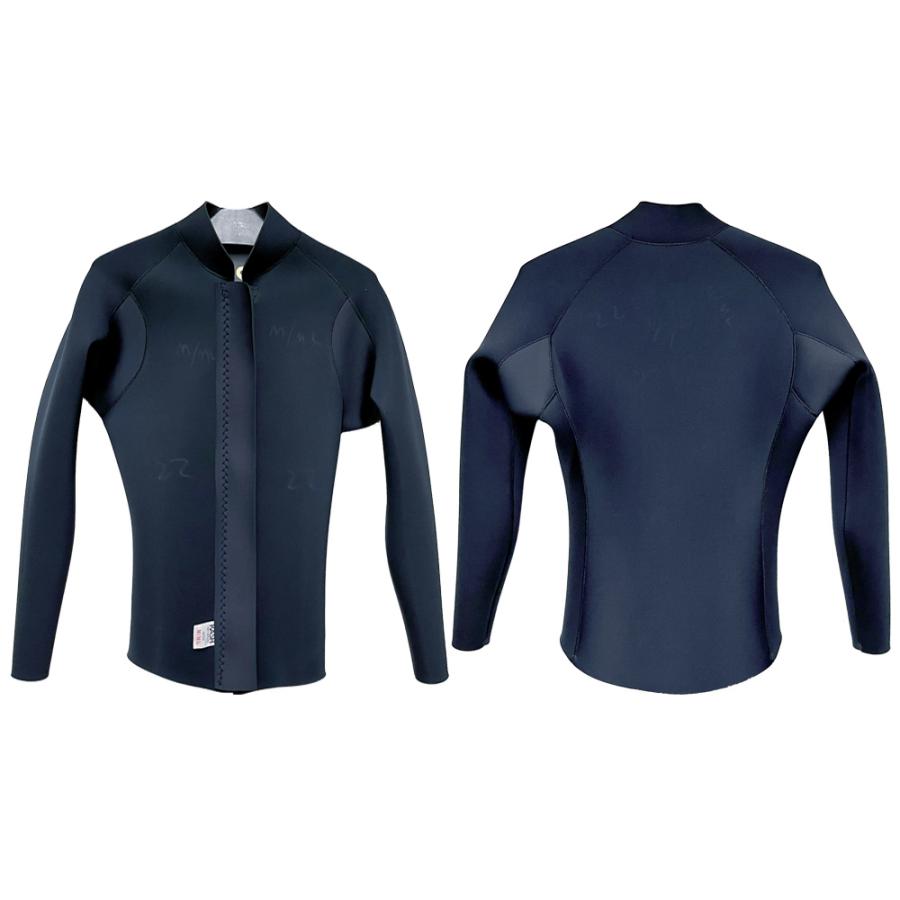 2023 RASH JB FASTENER LONG TAPPA / ラッシュ フロントジップ ロングタッパ 2mm ウェットスーツ サーフィン スキン ジャージ 夏用 |  | 02