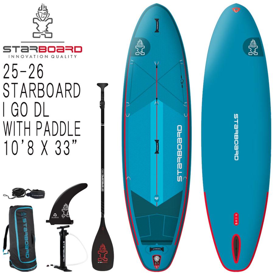 25-26 STARBOARD I GO WITH PADDLE DELUXE LITE 10'8 X 33/スター
