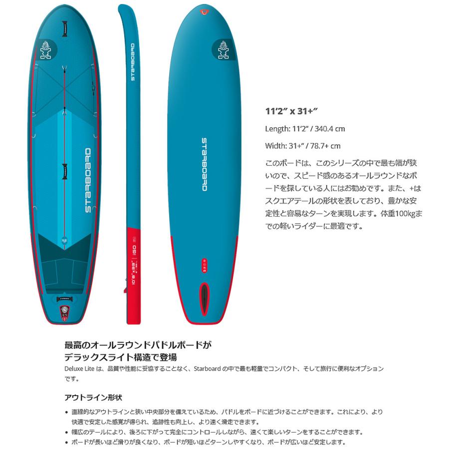 STARBOARD I GO 11'2 X 31 オールラウンドモデル 25-26 STARBOARD I GO WITH PADDLE DELUXE LITE 11'2 X 31/スター