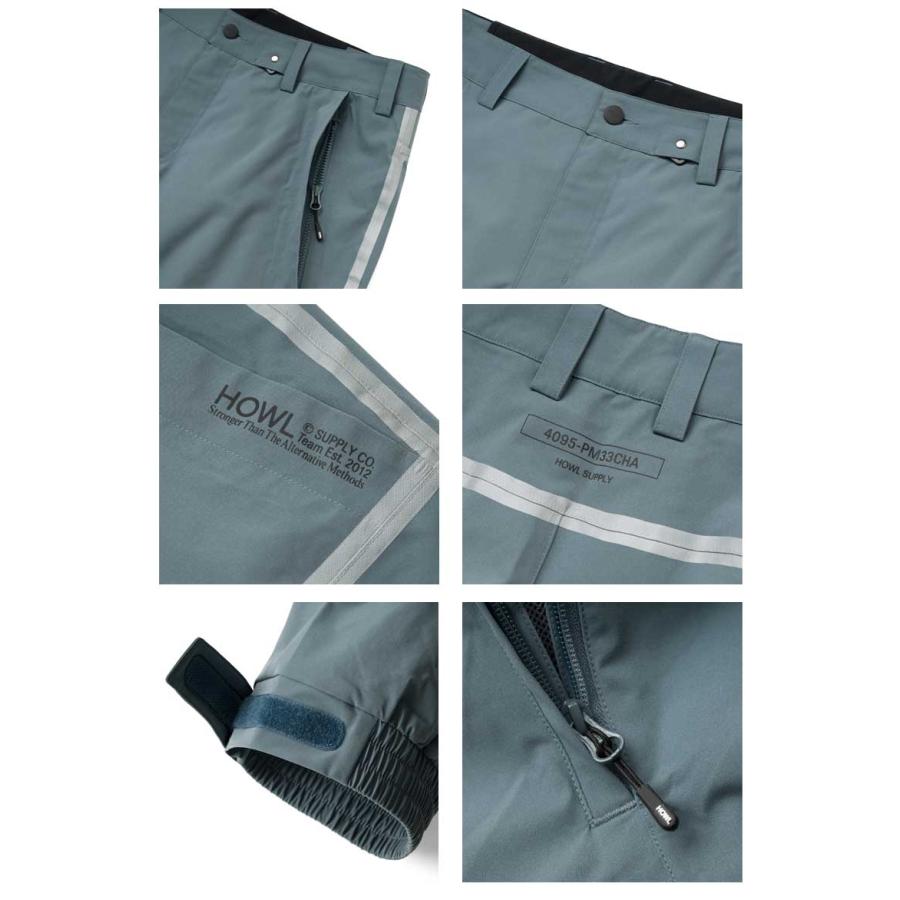 25-26 HOWL/ハウル TAPED pant 着用説明動画 メンズ レディース 防水