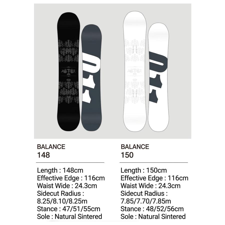 011artistic balance 152cm 18-19モデル 18-19 011Artistic(ｾﾞﾛﾜﾝﾜﾝｱｰﾃｨｽﾃｨｯｸ) / BALANCE・スノーボード ≪商品