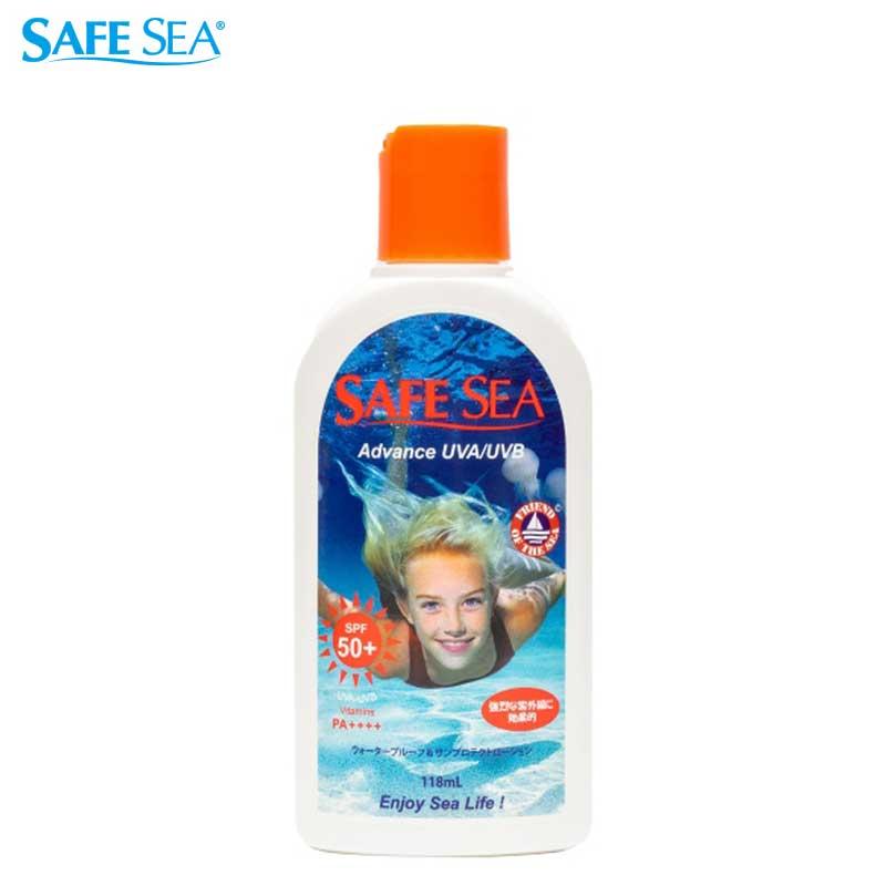 日焼け止め クラゲよけ SAFE SEA / セーフシー ADVANCE UVA UVB SPF50+