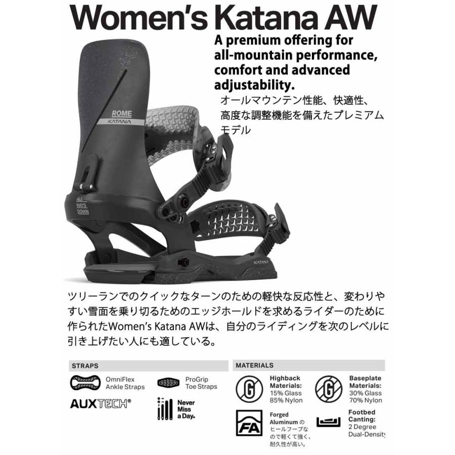 25-26 ROME/ローム W,s KATANA AW カタナ アシムラップ レディース