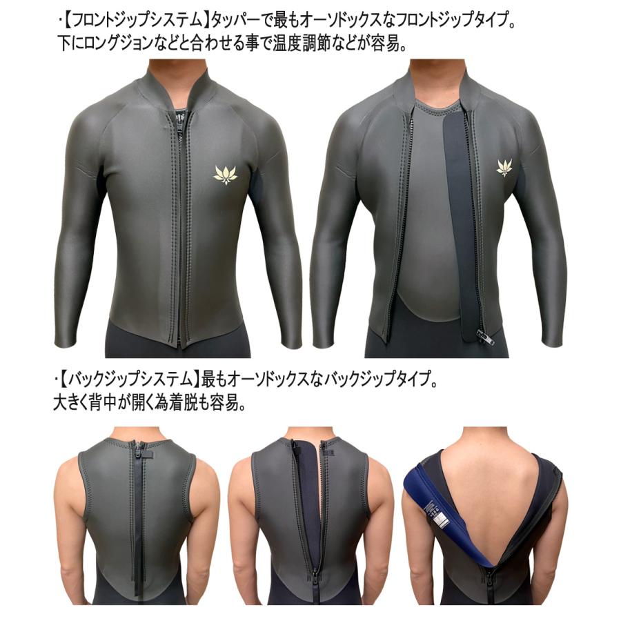 AXXEclassic メンズ LLサイズ 2mm長袖タッパーウェットスーツ 春〜秋）AXXE CLASSIC アックスクラシック 長袖タッパー 2mm