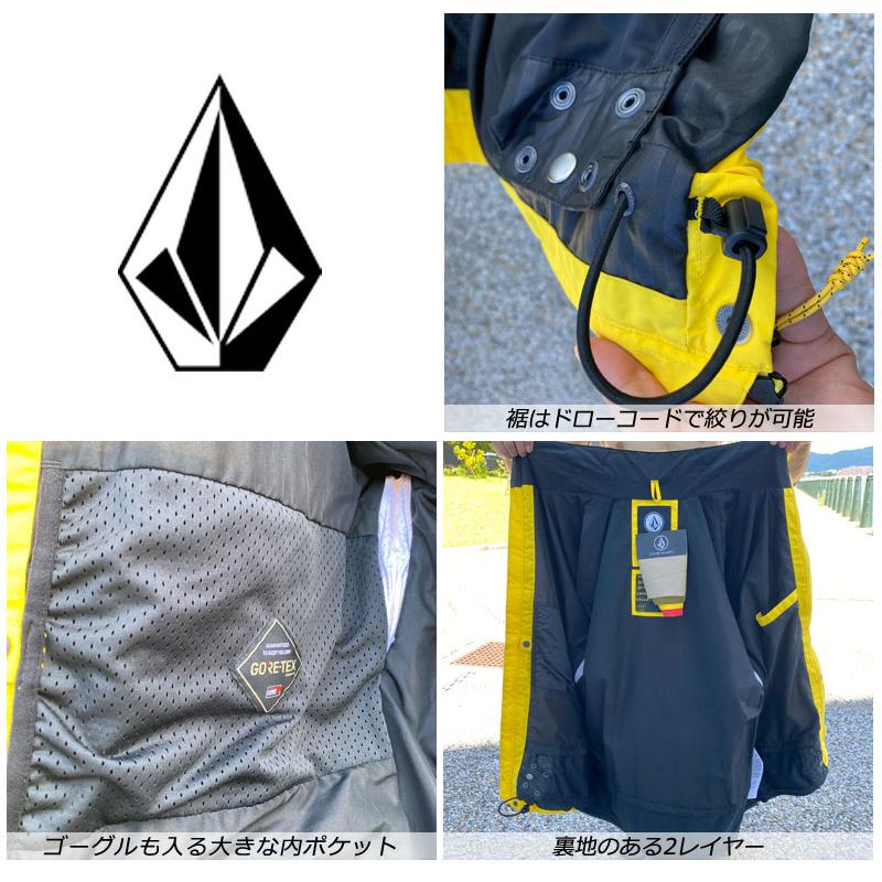 23-24 VOLCOM/ボルコム LONGO GORE-TEX jacket メンズ レディース アーサー・ロンゴ 防水ゴアテックスジャケット スノーボードウェア スノーウェアー 2024｜breakout｜15