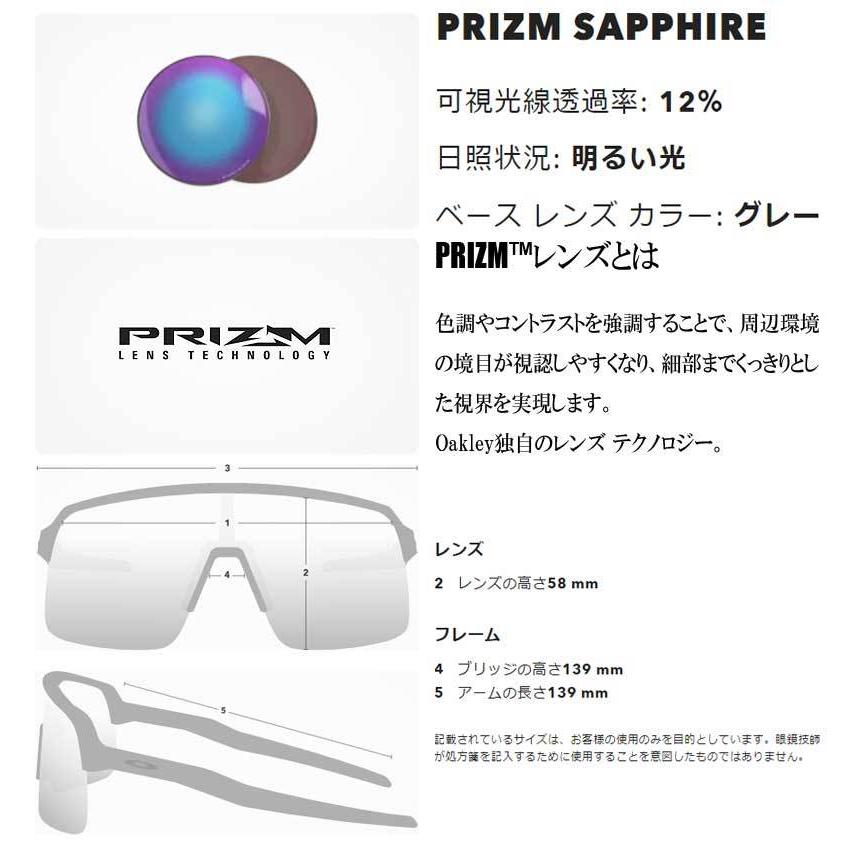 OAKLEY SUTRO LITE ASIAN FIT/オークリー スートロ ライト アジアンフィット OO9463A-1139 PRIZM サングラス サーフィン スノーボード スケートボード SUP アウ｜breakout｜03