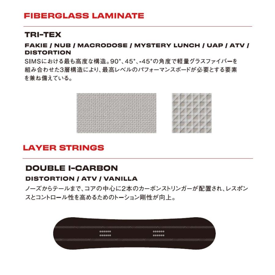 SIMS 24-25 SIMS / シムス DISTORTION ディストーション メンズ