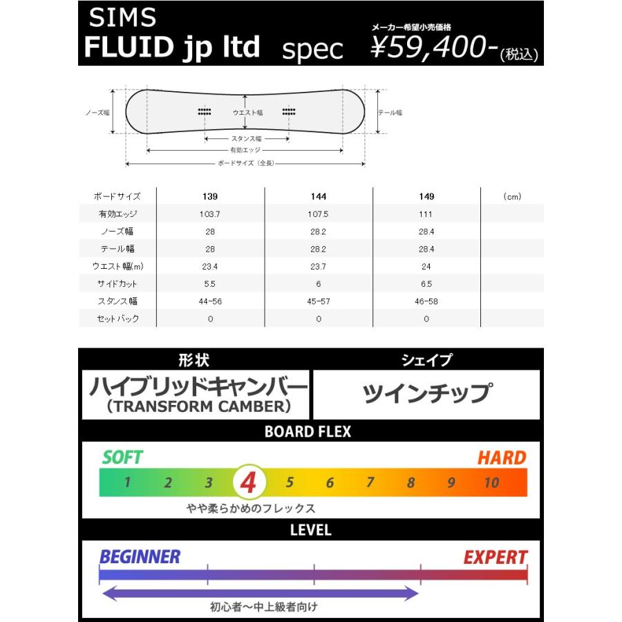 SIMS 23-24 SIMS / シムス FLUID JP LTD フルイド ジャパンリミテッド 