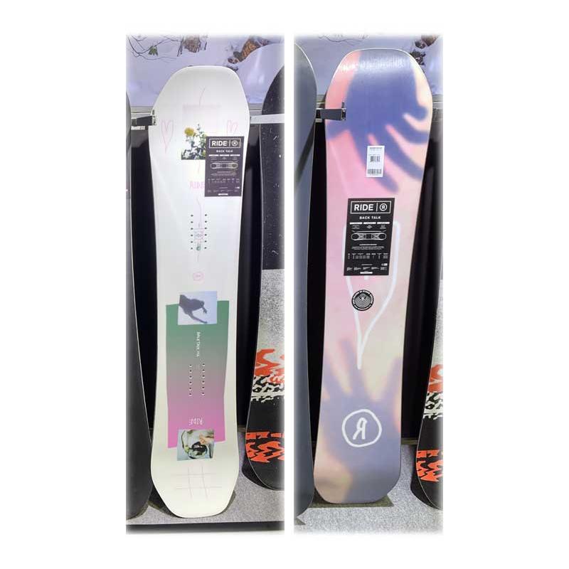 20-21 RIDE / ライド BACK TALK バックトーク レディース 板 スノーボード 2021 TALK RIDE BACK 項目選択肢の 金額加算で特典GET にて特典を追加した場合及び メンテナンスをグレードアップした場合 買い物カゴ内の金額には反映されません ご注文確定後に当店にて金額の修正をさせていただきます 形状ハイブリッドキャンバー Hybrid ワンメイク キッカー ハーフパイプ3 ジブトリック BOX＆レール フリーラン
