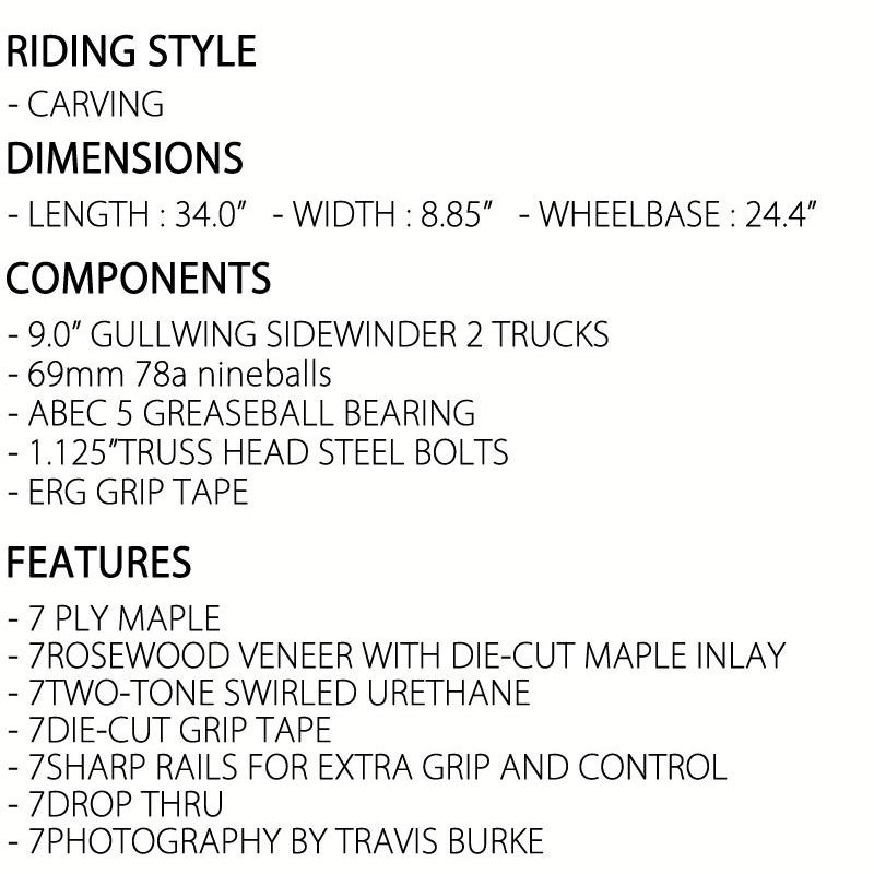 即出荷 SECTOR9/セクターナイン CAPE ROUNDHOUSE 34inc サーフスケート