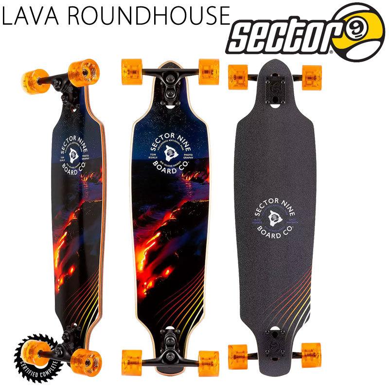 即出荷 SECTOR9/セクターナイン LAVA ROUNDHOUSE 34inc サーフスケート 