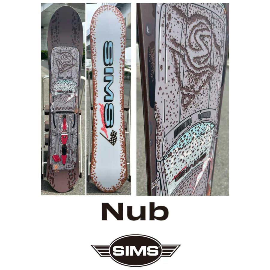 SIMS 23-24 / シムス NUB ナブ メンズ スノーボード パウダー 板 SIMS 23-24 / シムス NUB ナブ メンズ スノーボード パウダー 板