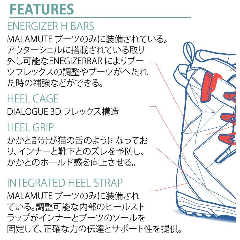 25-26 SALOMON/サロモン DIALOGUE LACE SJ BOA ダイアログレース メンズ ブーツ レース 紐 ボア スノーボード 2026 型落ち | SALOMON | 06
