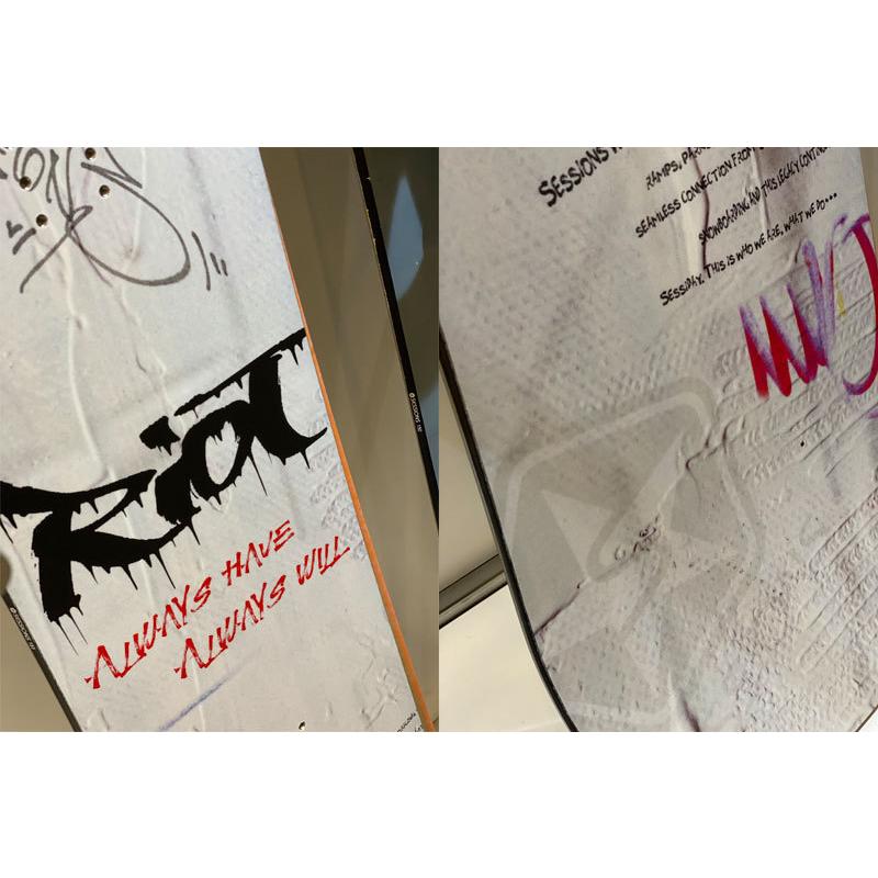 21-22 セッションズ RIOT スノーボード グラトリ