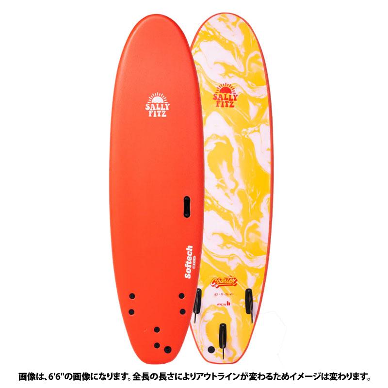 超美品　サーフボード　ショート　6’3ft テイクオフ鬼速　すぐ使える　FCS FCS SOFTECH Sally Fitz Coaster 7'6 / ソフテック サリー フィッツ