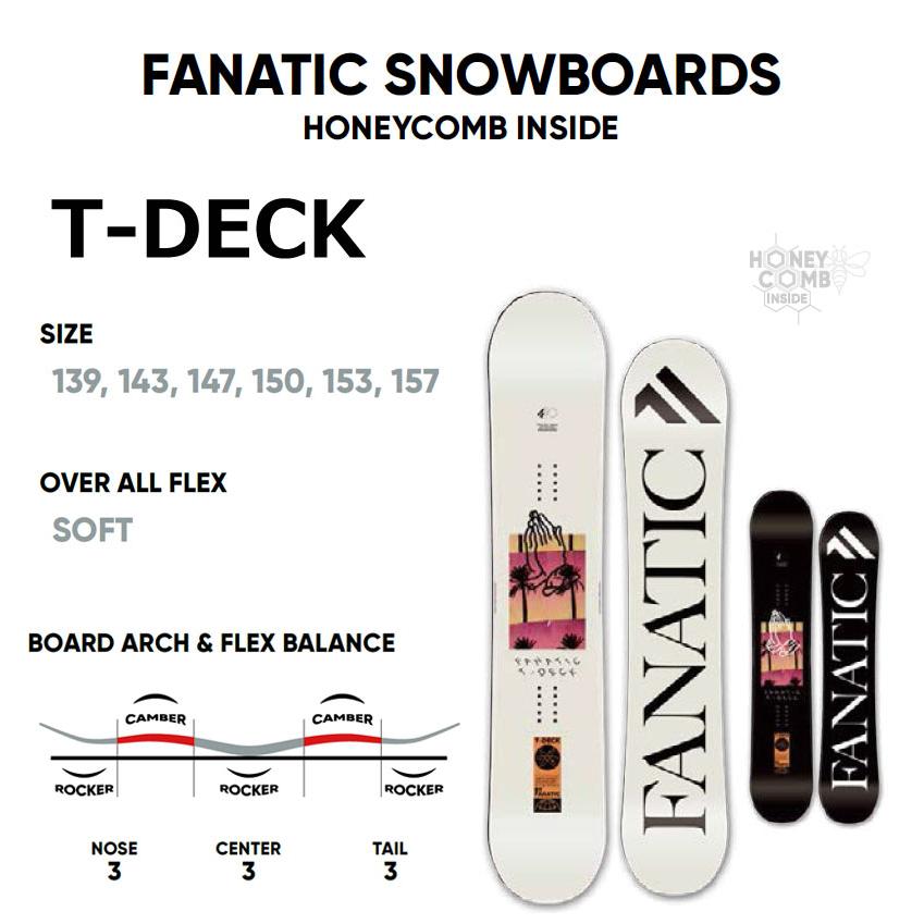 FANATIC 23-24 / ファナティック T-DECK ティーデッキ メンズ