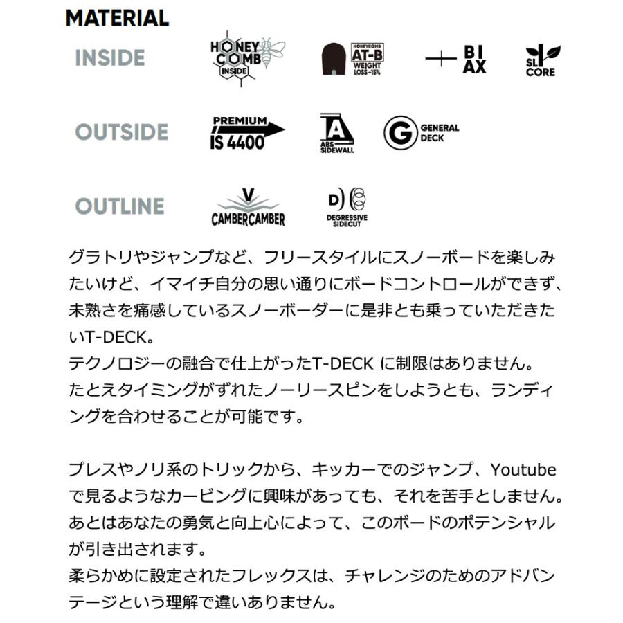 24-25 FANATIC / ファナティック T-DECK ティーデッキ メンズ レディース スノーボード 板 2025 | FANATIC | 02