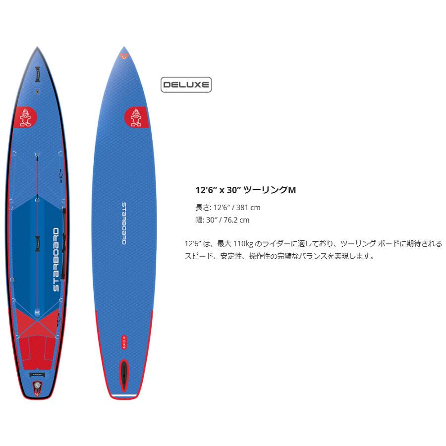 2025 STARBOARD TOURING DELUXE SINGLE CHAMBER 12'6 X 30 / スター