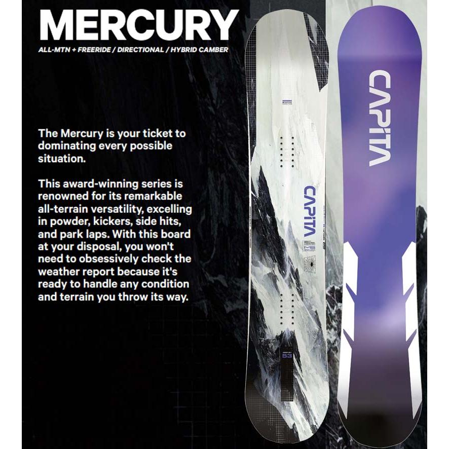 CAPITA MERCURY スノーボード 3点セット CAPITA MERCURY スノーボード 3点セット 楽天市場】予約 25-26