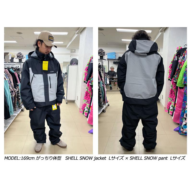 24-25 HOWL/ハウル SHELL SNOW pant メンズ レディース 防水パンツ