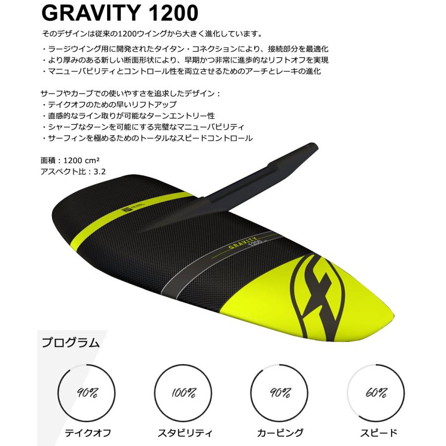 F-ONE FOIL フォイル GRAVITY1200 フロントウイング単体 エフワン