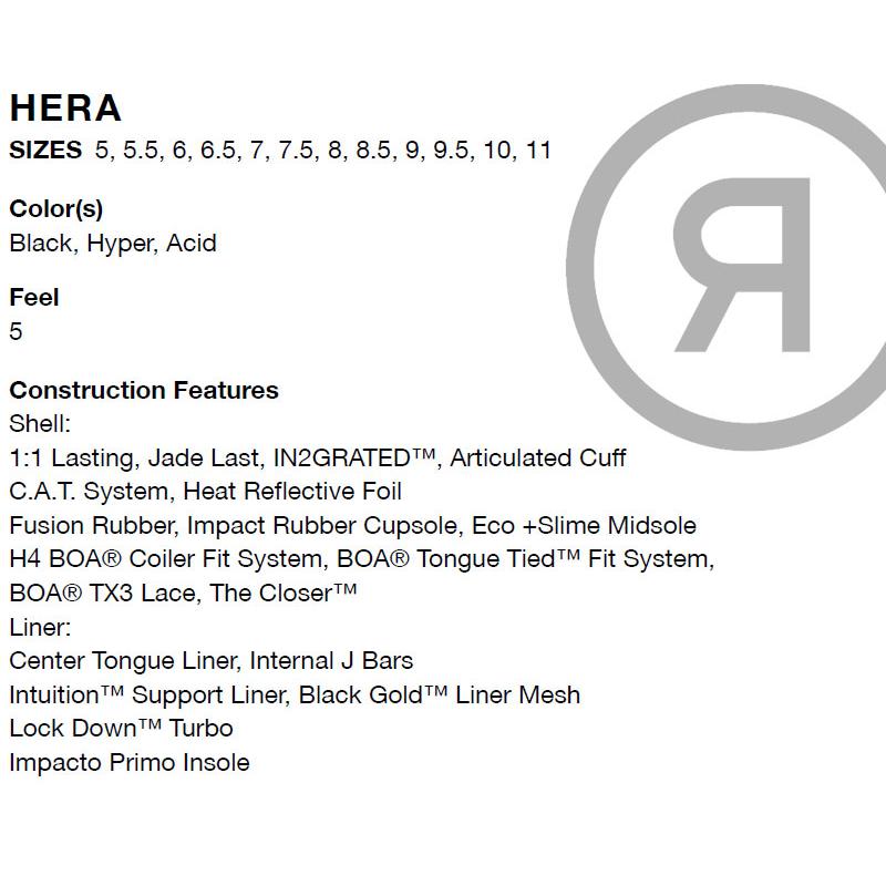 25-26 RIDE/ライド HERA ヘラ レディース ブーツ ダブルボア 熱成型対応 スノーボード 2026_1
