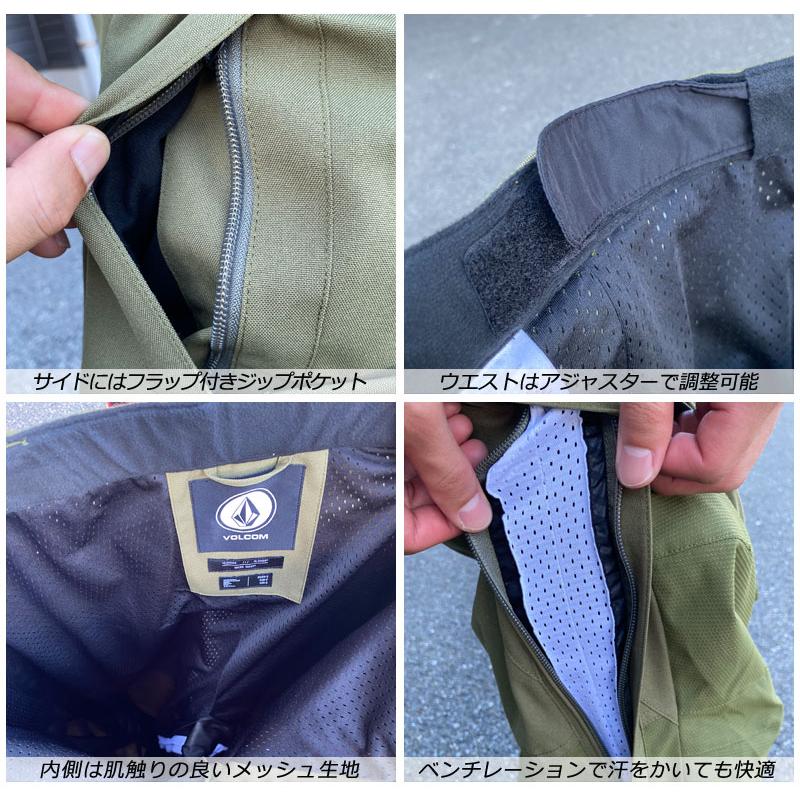 23-24 VOLCOM/ボルコム NWRK BAGGY pant メンズ レディース 防水パンツ スノーボードウェア スノーウェアー 2024｜breakout｜12