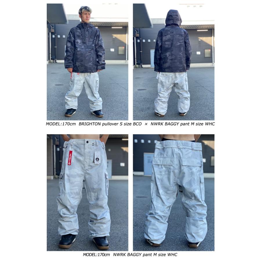 23-24 VOLCOM/ボルコム NWRK BAGGY pant メンズ レディース 防水パンツ スノーボードウェア スノーウェアー 2024｜breakout｜06