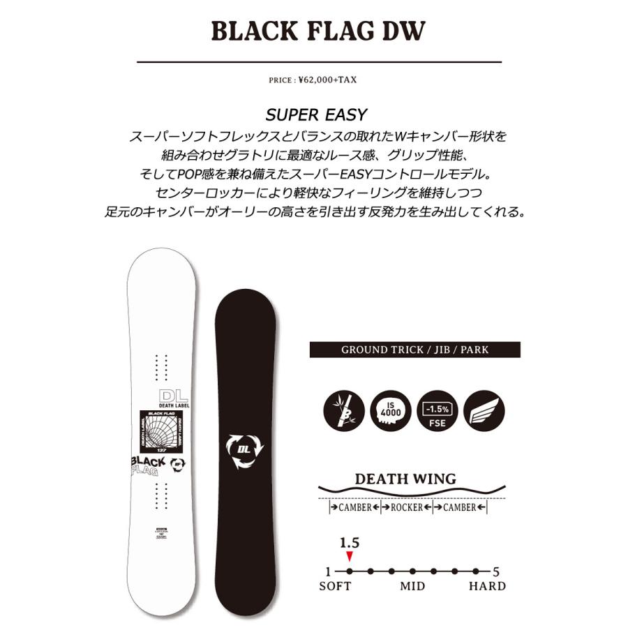 【最終値下げ】Death Label Black Flag 154cm デスレーベル,DEATH LABEL,スノボー,スノーボード,SNOW BOARD,